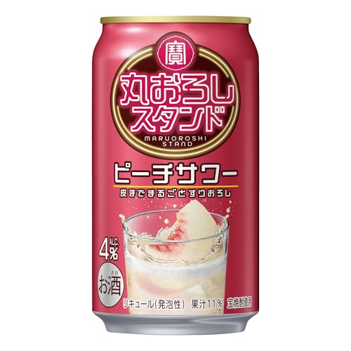 宝酒造 寶丸おろしスタンド ピーチサワー [ チューハイ 350ml×24本 ]