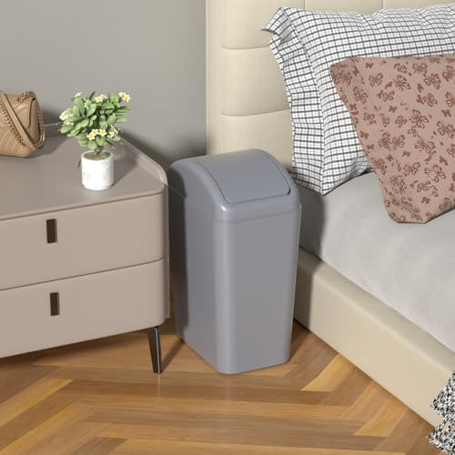 Canecas de basura con tapa batiente 4.5 galones 3 unidades miniatura 6