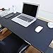 Produktbild Bürobedarf und Schulbedarf Ctj Multifunktions-Business-PVC-Leder Mauspad Tastatur-Pad Tischmatte Computer-Schreibtisch-Matte, Größe: 60 x 30 cm (Schwarz) CTJ (Farbe : Black)