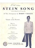 piano steinberg c6  Stein Song for Voice and Piano: A New Arrangement By Rudy Vallee