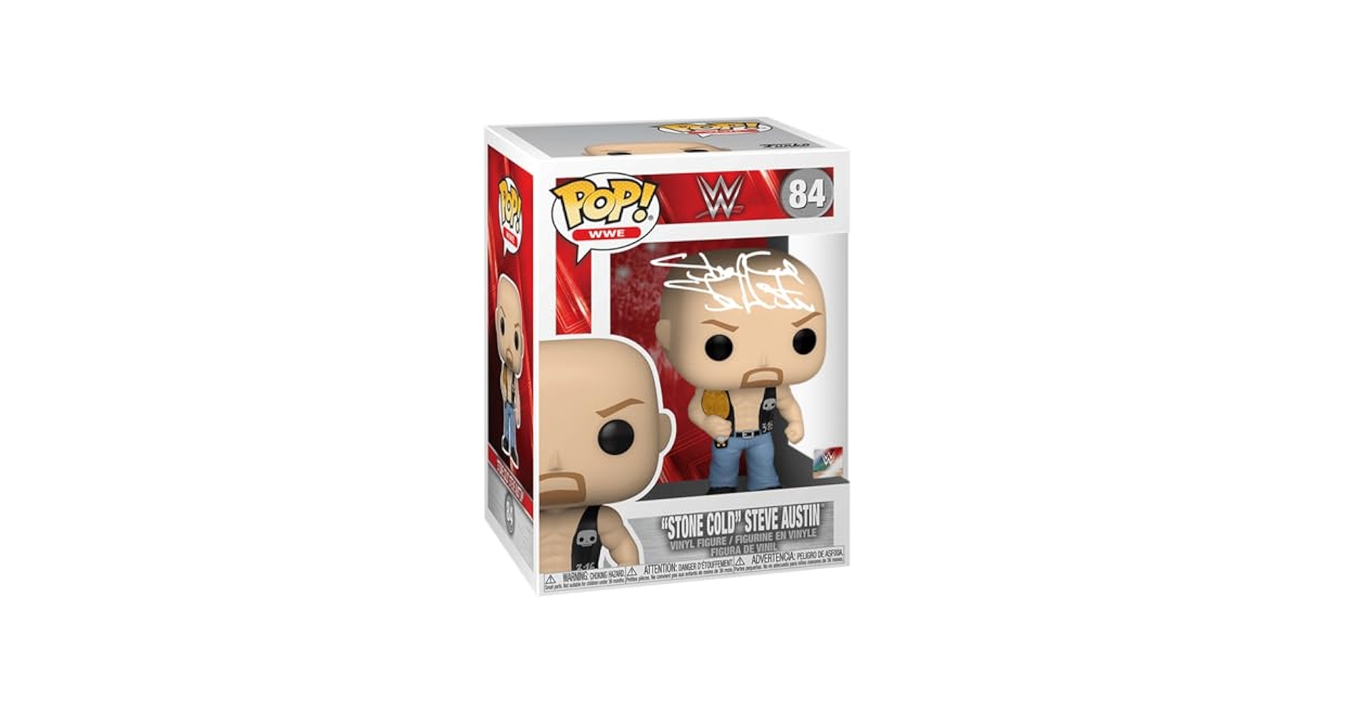 Stone Cold Steve Austin #84 Facsimile Signed Reprint Laser