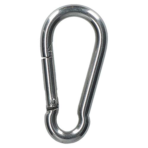 AB Tools Carabina Carbine Hook Snap Shackle 6mm Marine Grade 316 Stainless Steel