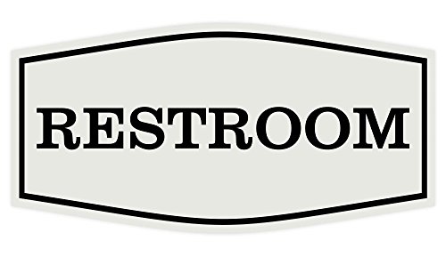 Comptoir Sign 7" x 3.5" gris et noir pour signalétique de comptoir