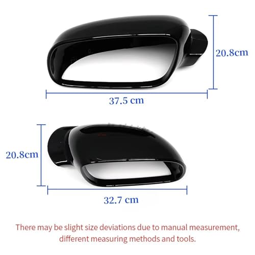 Coque Rétroviseur pour Golf 4 Bora Jetta Passat B5 Noir - 4