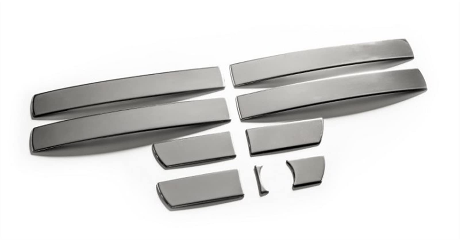 Fahbstr One Color Car Inner Handle For Volvo Xc90 2002-2014 8Pcs Stainless Steel Car Door Handle Bar Molding Cover Trims Fit