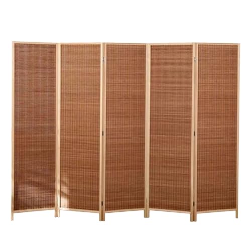 Paravent occultant pliable en bois tissé pour moduler et isoler les petits espaces