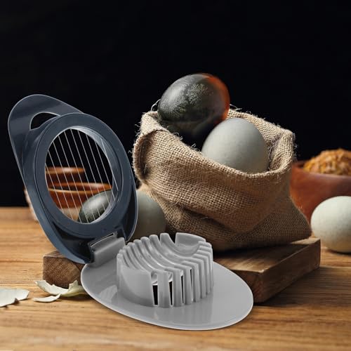 Cortador de huevos con plástico resistente y corte higiénico multifuncional 5