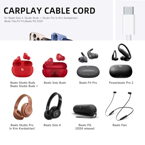 Image of 6FT 20W USB type C Charger Fast Charging for iPhone 16e 16 15,iPad 11 A16 2025 Air Pro 13 /12.9,10th, 5 /4, AirPods 4 4th ,AirPods Pro 2nd Gen, AirPods Max 2024, Beats Solo 4 /Powerbeats Pro 2 Cable Cord