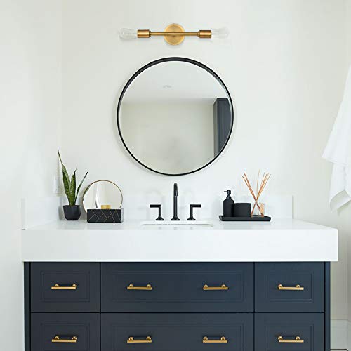 Passica Decor Double Classic Indusatrial Wall Light Antique Brass 2 Light Sconce Vintage Vanity Lamp Bathroom Farmhouse Sconces Wall Lighting Modern Indoor Light Fixture #TOP1