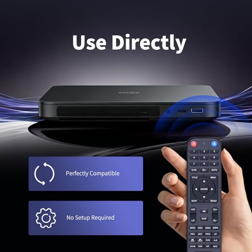 Télécommande de rechange ZWP pour lecteur DVD Elecccom Pro - 4