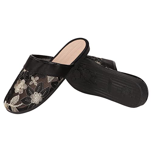 XGOPTS Chinese Mesh Slippers for Women Girls Summer Floral Mesh Sandals Slides Soft Lightweight Indoor House Slippers Flip Flops3