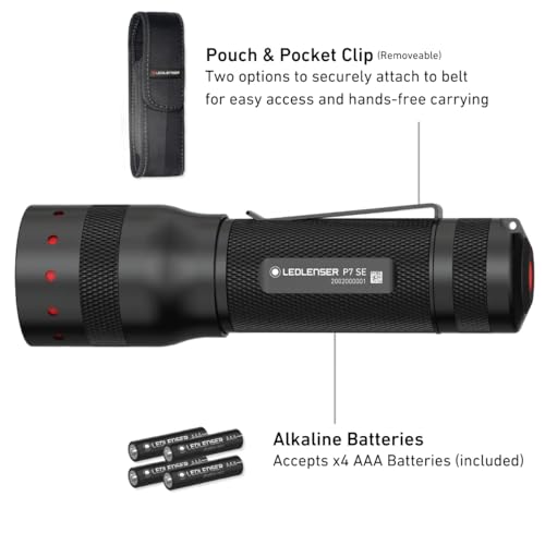 Lampe de poche LED 500 lumens autonomie 25 heures durable - 4