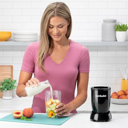 nutribullet blender 600 Series Starter Kit in Black - 4 Piece Set - Nutrient Extractor High Speed Blender - 600W - Quick & Powerful - Kickstart Your Morning - Great for Smoothies - Image 6