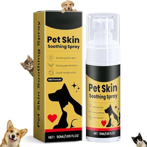 Ohohoo Zoomie Pet Skin Treatment Spray Relieves Dry Skin in Dogs. Provides Fast Soothing & Comfort for Your Pup