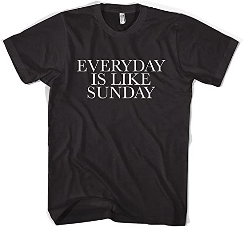 DEHUA The Smiths Morrissey t Shirt Everyday is Like Sunday Sizes Colours Black Black L