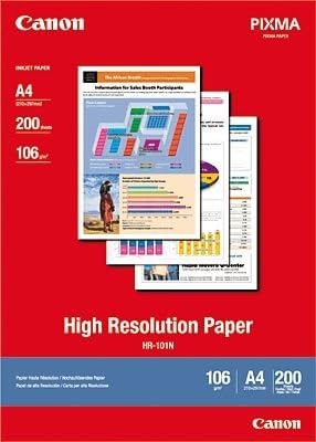 Canon HR 101 Papier ordinaire A3 297 x 420 mm 20 feuille pour BJ i6500 S4500 S6300 i6500 9100 9950 PIXMA iP6210 iP6310 S4500 6300 9000 - vue 4