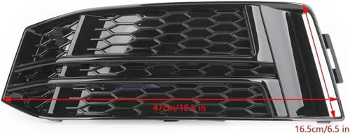 Montaje parrilla de coche y luces antiniebla para A4 S4 B9 Sport 2016-2018 (2 unidades) 2