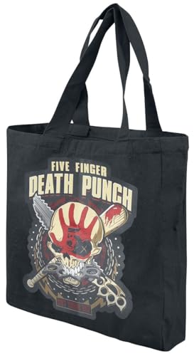 Sac Five Finger Death Punch pour Concert Grand Tote Bag Coton Épais à Soufflet