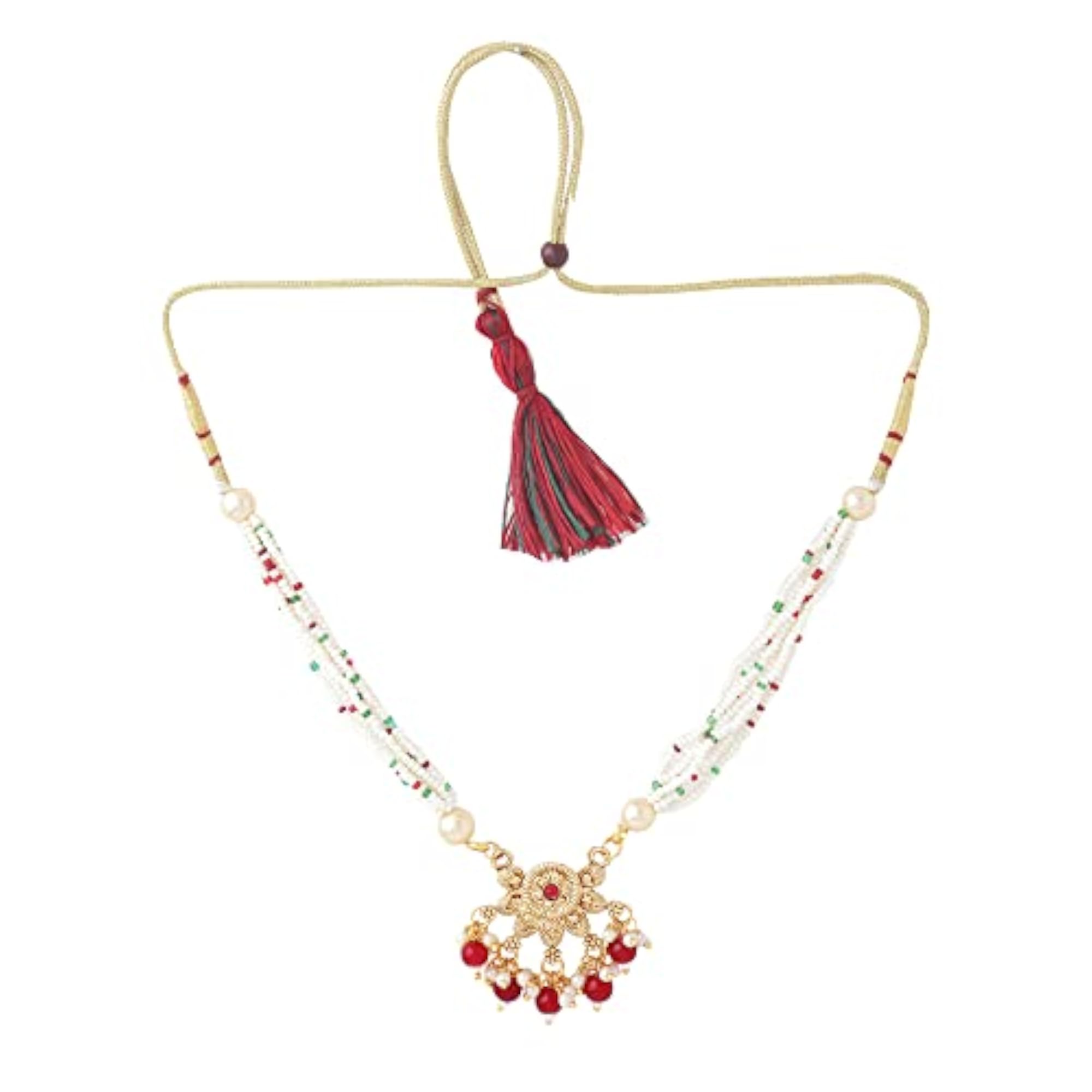 Beaded Plated Necklace Set for Women