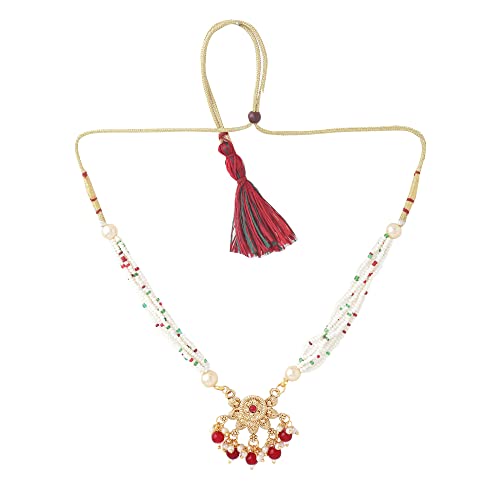 Beaded Plated Necklace Set for Women