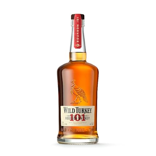 Wild Turkey 101 Kentucky Bourbon Whiskey - kräftiger Whiskey aus den USA - pur, on the rocks oder für Cocktails - 50,5 % Vol. Alkohol - 1 x 0,7 l Cover