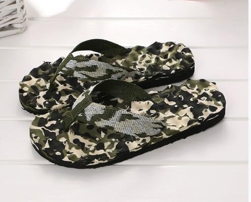 Flip Flops for Men Camouflage Print Summer Beach Pool Thong Sandals Indoor Outdoor