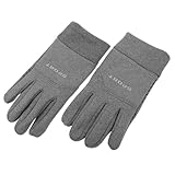 Happyyami 1 Par Guantes para Clima Guantes termicos Guantes ski Guantes de Snowboard Guantes Deportivos Guantes de Bicicleta Guantes con Pantalla táctil para Hombre poliéster Grey