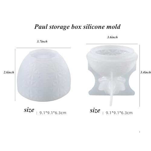 Pineapple Jar Resin Molds Silicone Storage Resin Molds, Pudding Jar Silicone Mold With Lid For Diy Storage Bottle, Candle Holder, Candy Container, Home Decor #TOP1