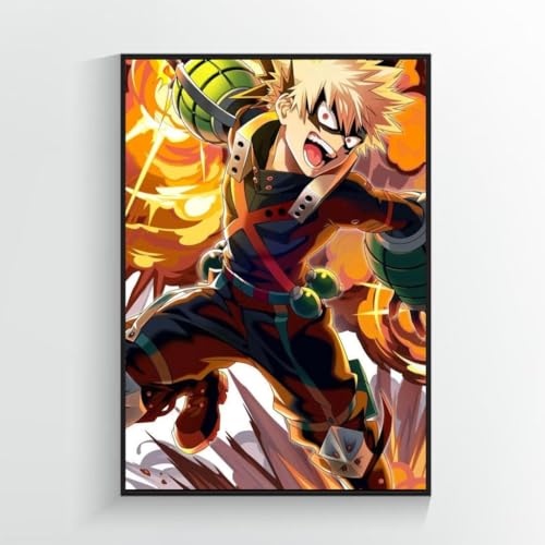 Image of (Aniculture) My Hero Academia Anime Wall Posters, Pack of 3, A3 Size (30x42 cm), 300 GSM, Adhesive Back, Wrinkle-Free MHA Characters Collection pack