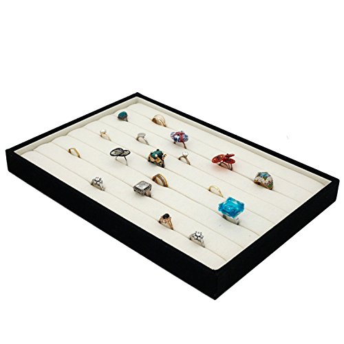 PAYLAK Watch Tray Display Storage CASE Watches - Jewelry Home Closet Dresser Safe (Ring Tray)