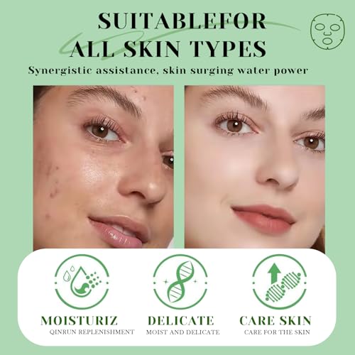 12 pack Hydrating Face Masks, Daily Care Face Sheet Mask, Beauty Care Masks, Hydrating & Nourishing, Soothing & Hydration for Dehydrated, Dull and Tired Skin - Image 3