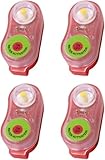 Generico 4 giubbotti di salvataggio, luci a LED, giubbotti di salvataggio lampeggianti per la sopravvivenza in acqua di emergenza