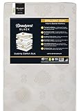 Beautyrest Beginnings Black Brilliant Sun 2-Stage Premium Crib and Toddler Mattress with Plant-Based Soy Foam and Gel Memory Foam - GREENGUARD Gold Certified - Trusted - Made in USA