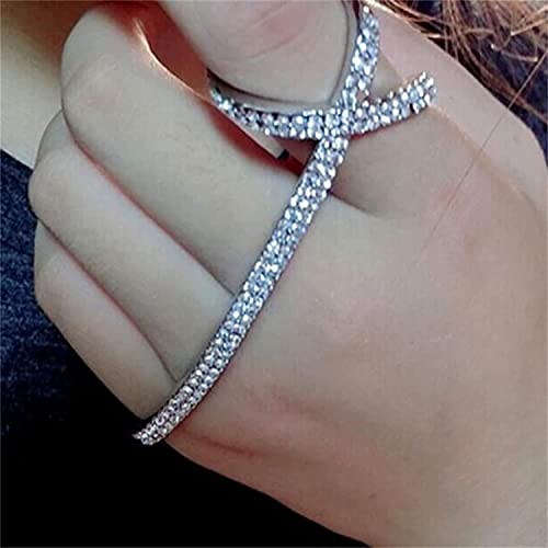 Pulseira de anel de dedo útil e prática, estilo simples, combina com tudo e joias modernas, anel de