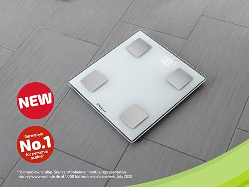 Pèse personne connecté Soehnle Shape Sense Connect Lite balance impédancemètre blanche - 3
