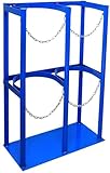 bombole acetilene usate Struttura in acciaio resistente: realizzato in robusto acciaio, questo supporto per cilindro è progettato per supportare saldamente un cilindro di propano da 40 litri. Include una catena di sicurezza per evitare ribaltamenti e scivolamenti, garantendo una maggiore stabilità e un funzionamento sicuro in vari ambienti.