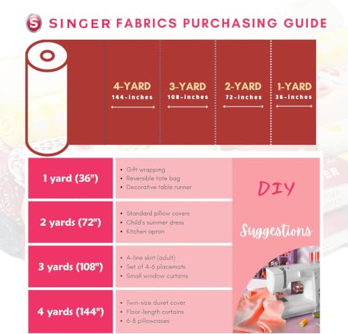 Image of SINGER Fabrics, 100% Cotton, Solid Grotto, DIY Quilting and Crafting Fabric for Sewing, 44 Inch Wide, Cut by Yard