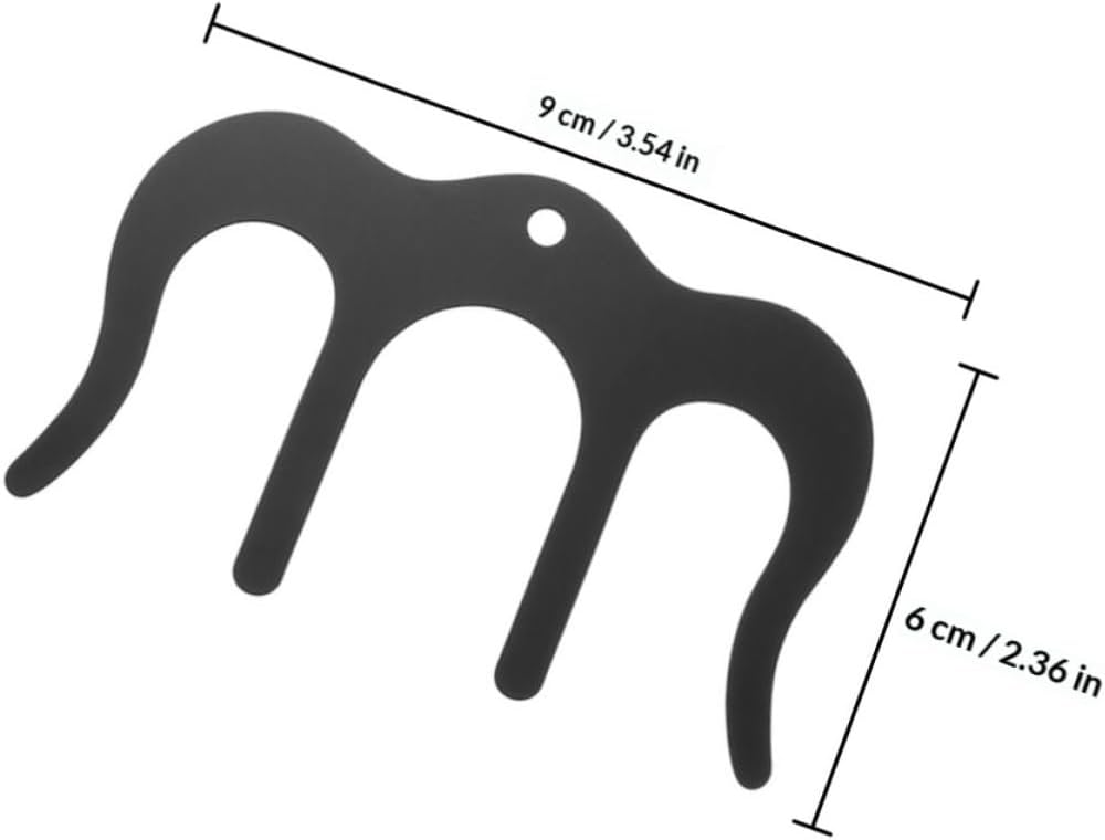 SEWACC 2pcs Metal Music Page Holder Clip for Sheet Music and Piano Books Easy to Carry Black Metal Score Clamp Smooth Surface for Musicians image 2