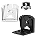 Sanus Fixed Speaker Wall Mount for Sonos Era 300™ - Low Profile Speaker Mount with Easy 3-Step Install & Included Hardware - Black Set of 2 Mounts