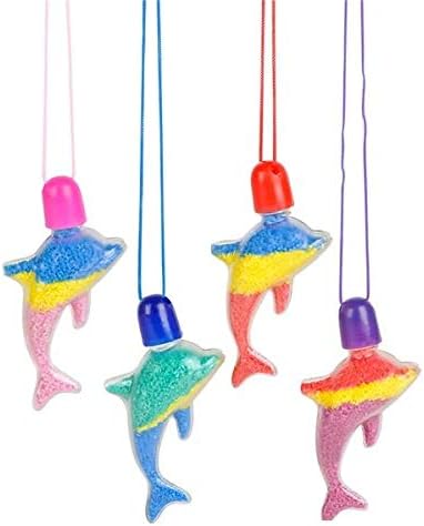 Rhode Island NoveltyDolphin Sand Art Necklace