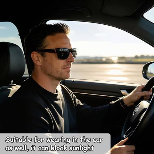 Image of Glasses For Man, Sun Glasses, Polarised Sunglasses Man, Sports Sunglasses For Men, Dedicated Cycling Glasses And Bicycle Riding Eyewear, Streamlined Design For Outdoor Sports