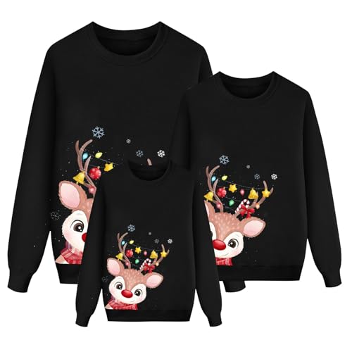 Weihnachtspullover Familie Set Damen Herren Kinder Sweater Partnerlook...