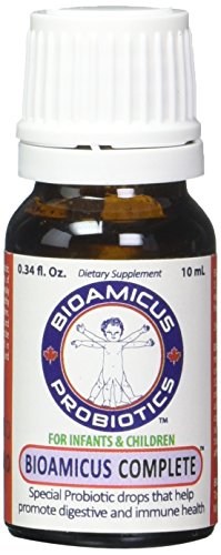BioAmicus COMPLETE Infant & Toddler Probiotic Drops 10mL, 50 DOSES with 10 PROBIOTIC STRAINS