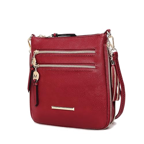 Image of MKF Collection Crossbody Bag for Women, Vegan Leather Expandable Messenger Purse, Pocketbook Handbag Shoulder Bag by Mia K