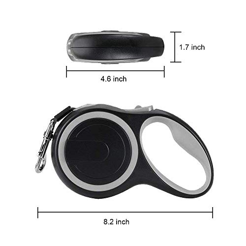 EC.TEAK Retractable Dog Leash, 26 Foot Dog Walking Leash for Medium Large Dogs up to 110lbs, One Button Break & Lock… - Image 4