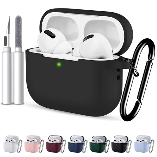 Compatible with AirPods Pro 2 Case Cover AirPod Pro 2nd/1st Case-Black