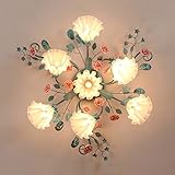 ★ Romantische Deckenlampe im Florentiner Stil kann im Wohnzimmer aber auch im Schlafzimmer für eine angenehm warme Beleuchtung sorgen