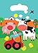 Produktbild Amscan 9900379 - Partytüten Farm Fun, 8 Stück, 23,5 x 16,5 cm, Bauernhof Tiere, Mitgebsel, Kindergeburtstag