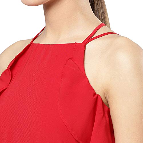 Image of Harpa Shoulder Straps Without Sleeves Dress