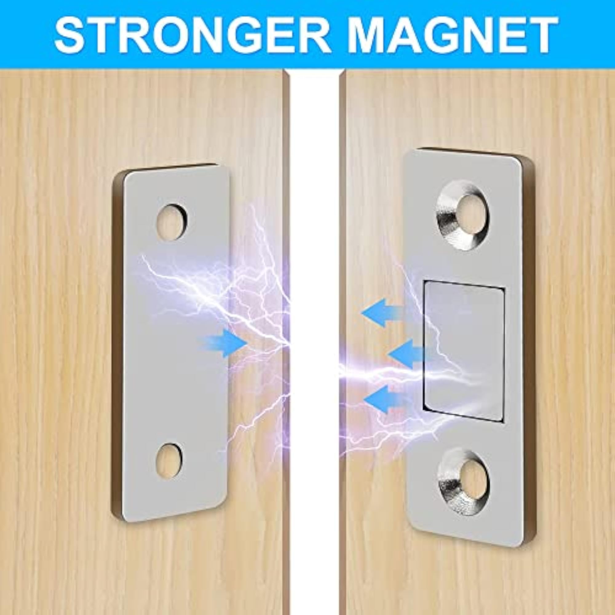 Magnetic Door Catch, 2 Pack